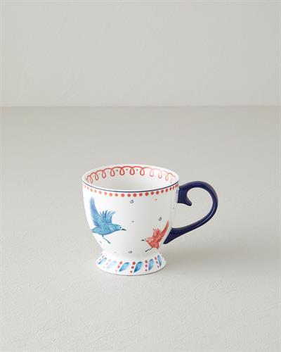 Чаша New Bone China 460 ml Син