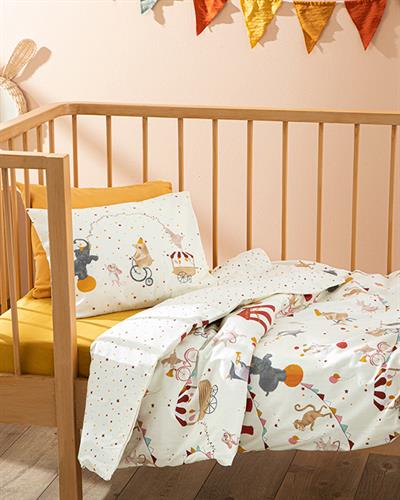 Carnival Бебешки Спален Комплект Памучен, Бежово, 100 X 150 Cm
