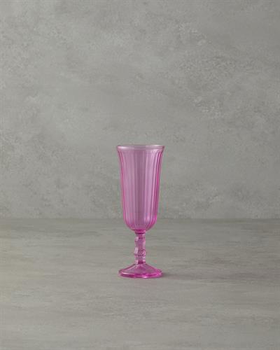 Carnival Чаши Със Столче 3 бр. Стъкло 240 мл Розов