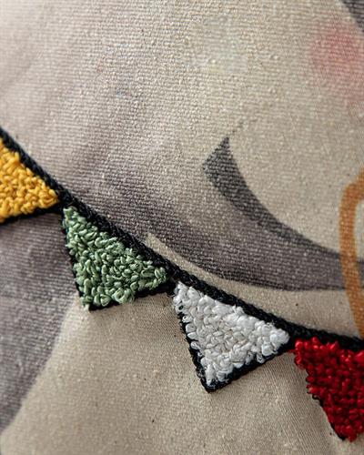 Carnival Декоративна Възглавница С пълнеж 30x30 см Бежов