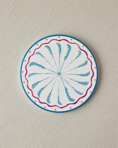 Carnival Cycle Подложка За Топло Сервиране Керамика 16 см Син