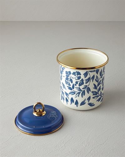 Carnival Floral Съд За Подправки Емайлиран 1000 мл Син