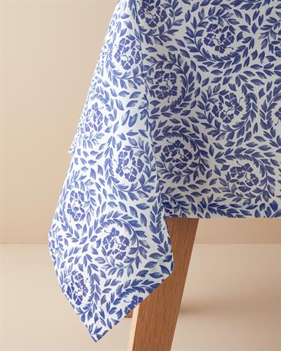 Carnival Floral Покривка За Маса Полиестер 150x200 см Син