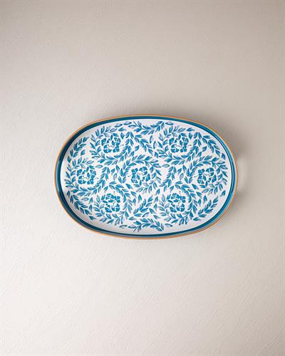 Carnival Floral Тепсия Полипропилен 44x30 см Син