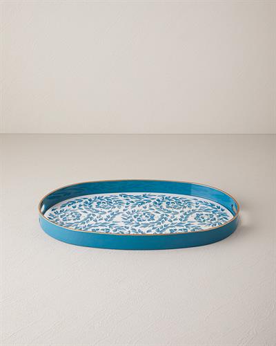 Carnival Floral Тепсия Полипропилен 44x30 см Син