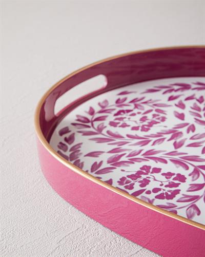 Carnival Floral Тепсия Полипропилен 44x30 см Цикламен