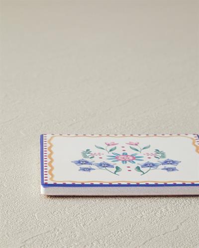 Silicone Coaster 10,8 cm Pink-Blue