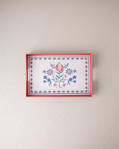 Carnival Flower Тепсия Полипропилен 40x26 cm Цикламен