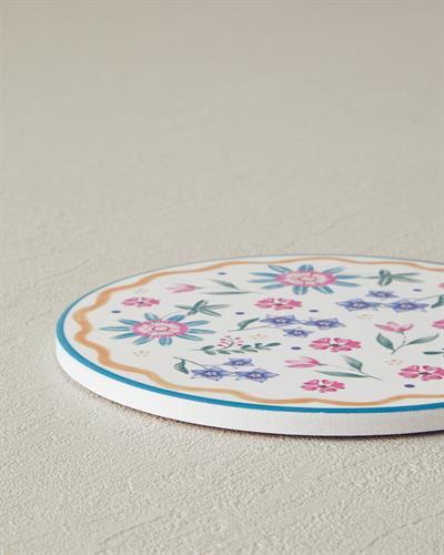 Carnival Garden Подложка За Топло Сервиране Керамика 16 см Розов