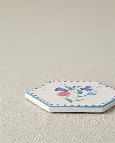 Silicone Coaster 10,8 cm Blue
