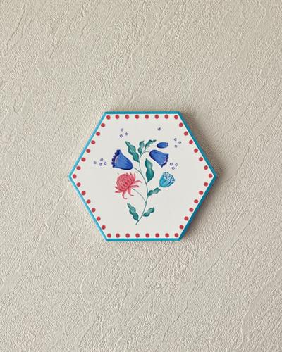 Silicone Coaster 10,8 cm Blue