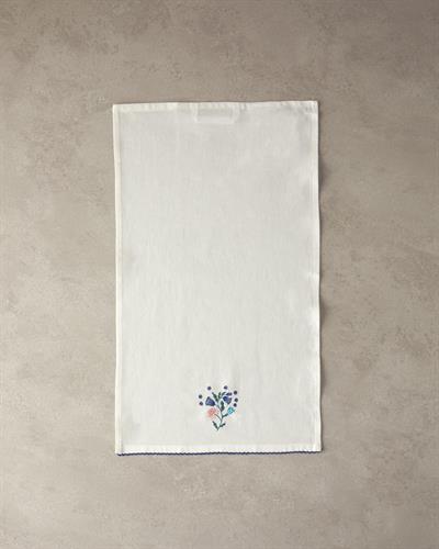 Carnival Posy Кърпа За Сушене Поплин 30x50 см Бял