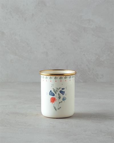 Carnival Posy Чаша Емайлиран 350 мл.. Бял - Син