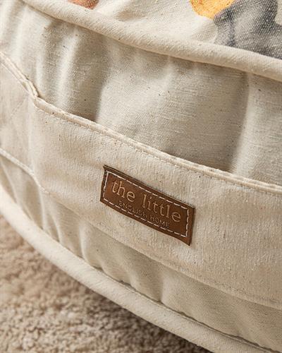 Carnival Round Възглавница За Под Детски Памучен 60x60 cm Бежов