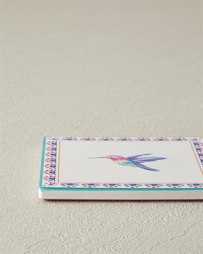 Carnival Sparrow Подложка За Чаша Керамика 10,8 см Розов - Син