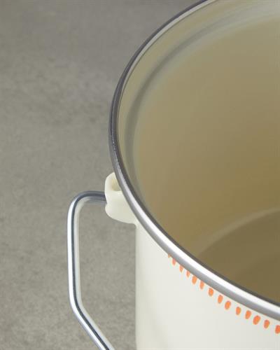 Carnival Time Меден Съд Емайлиран 16 см Розов - Бял.