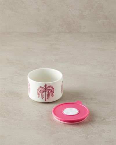 Carnival Tree Кутия За Съхранение Китайски костен порцелан 300 мл Розов