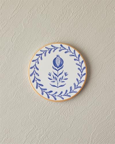 Carnival Tulip Подложка За Чаша Керамика 10,8 см Син