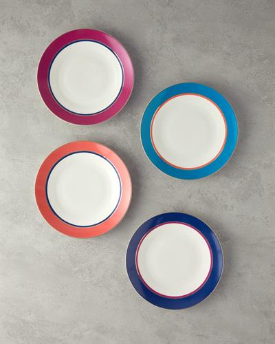 Carny Подложна Чиния За Сервиране Костен порцелан 25 см Оранжев