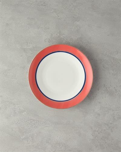 Carny Подложна Чиния За Сервиране Костен порцелан 25 см Оранжев