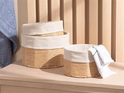 Carol Кошница Кафяво, 20 X 20 X 14 Cm