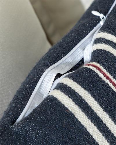 Carolle Декоративна Калъфка За Възглавница Тъкан, Тъмно Синьо, 45 X 45 Cm