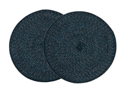 Carpe Diem АМЕРИКАНЗКИ СЕРВИЗ 2 комплекта Полиестер 38 cm Dark Blue