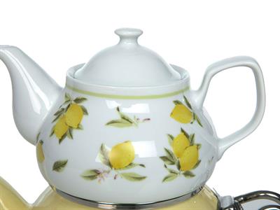 Carpe Diem ЧАЙНИК Емайлиран 2L White-Yellow