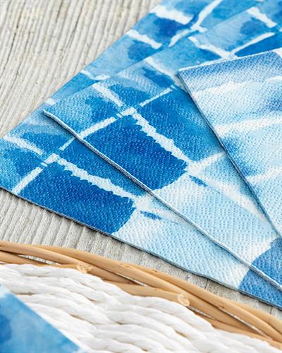 Carre Хартийни Салфетки 20 Бр., Хартия, Синьо, 33 X 33 Cm