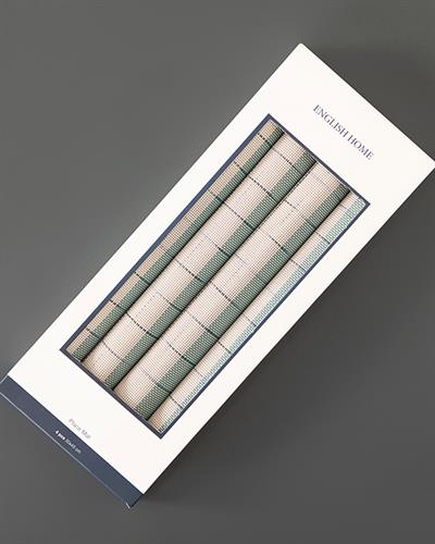 Carrie Американзки Сервиз 4 Бр., Pvc, Синьо, 30 X 45 Cm