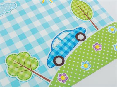 Cars АМЕРИКАНЗКИ СЕРВИЗ 2 комплекта Полипропилен Blue.