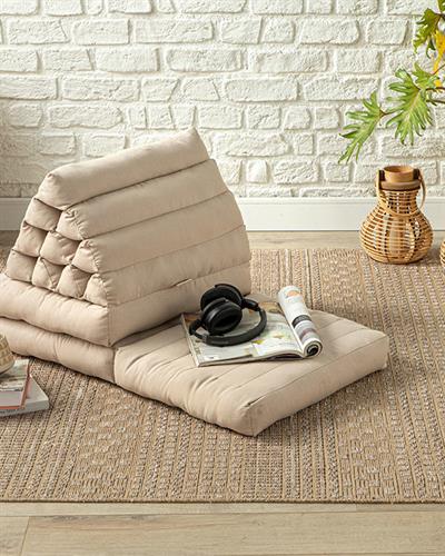 Casa Декоративна Възглавница За Под 130x50x9 см Каменно сив..