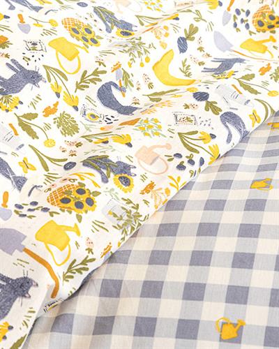 Cat Детско Спално Бельо Памучен, Сиво, 160 X 220 Cm