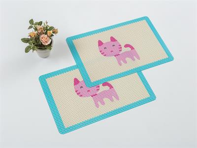 Cat АМЕРИКАНЗКИ СЕРВИЗ Полипропилен Pink-Blue