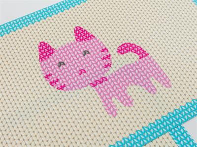 Cat АМЕРИКАНЗКИ СЕРВИЗ Полипропилен Pink-Blue