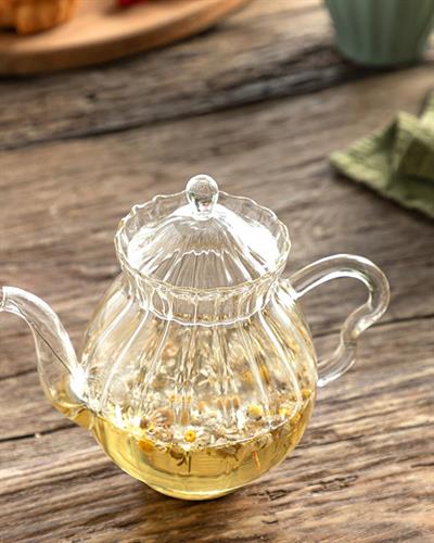 Caterina Borosilicate Glass Pot 750 ml Transparent