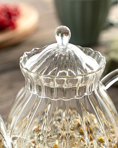 Caterina Borosilicate Glass Pot 750 ml Transparent