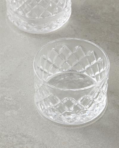 Glass Bedside Water Bottle 730 ml Transparent