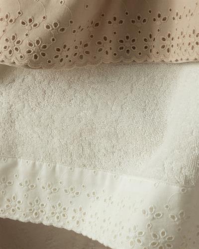 Cecilia Комплект Кърпи За Лице 2 Бр., Памучен, Екрю-Бежов, 50 X 70 Cm