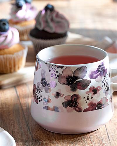 Cecilia Чаша Stoneware, Розово, 350 Ml