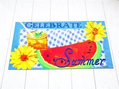 Celebrate Summer ИЗСТРИВАЛКА Отпечатано 45x75 cm Blue.