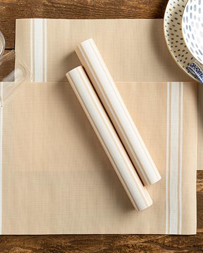 Celeste Американзки Сервиз 4 Бр., Pvc, Бежово, 30 X 45 Cm