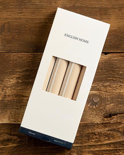 Celeste Американзки Сервиз 4 Бр., Pvc, Бежово, 30 X 45 Cm