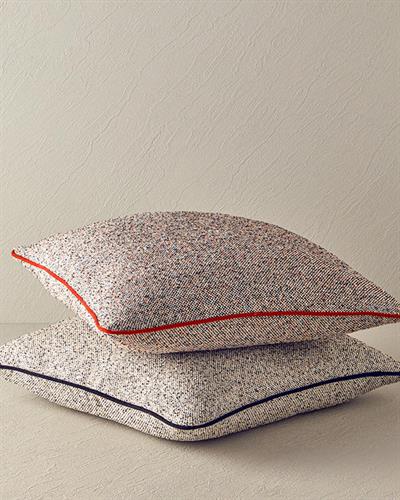 Celine Cover Throw Pillows 45x45 cm Ekru-Siyah