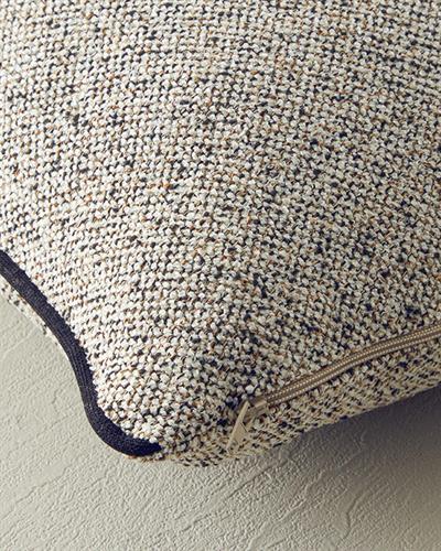 Celine Cover Throw Pillows 45x45 cm Ekru-Siyah