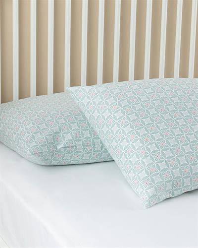 Cell Flower Калъфка За Възглавница 2 бр. Памучен 50x70 см Селадон