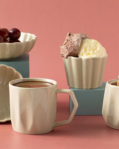 Cenova Silicone Sugar Bowl 7,5 cm Beige