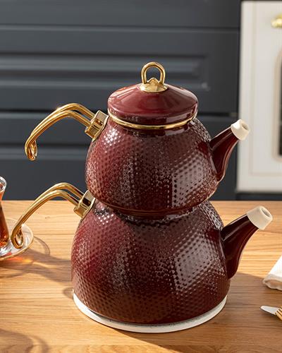 Ceremony ЧАЙНИК Емайлиран Claret Red