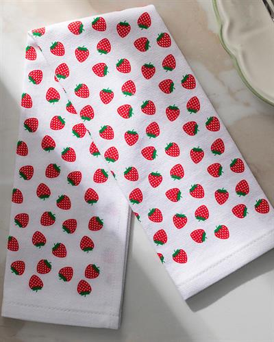 Cerise Кърпа За Изсушаване Памучен, Червено, 30 X 50 Cm