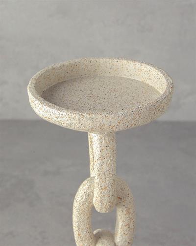 Chain Свещник 9x9x22,5 см Кремав